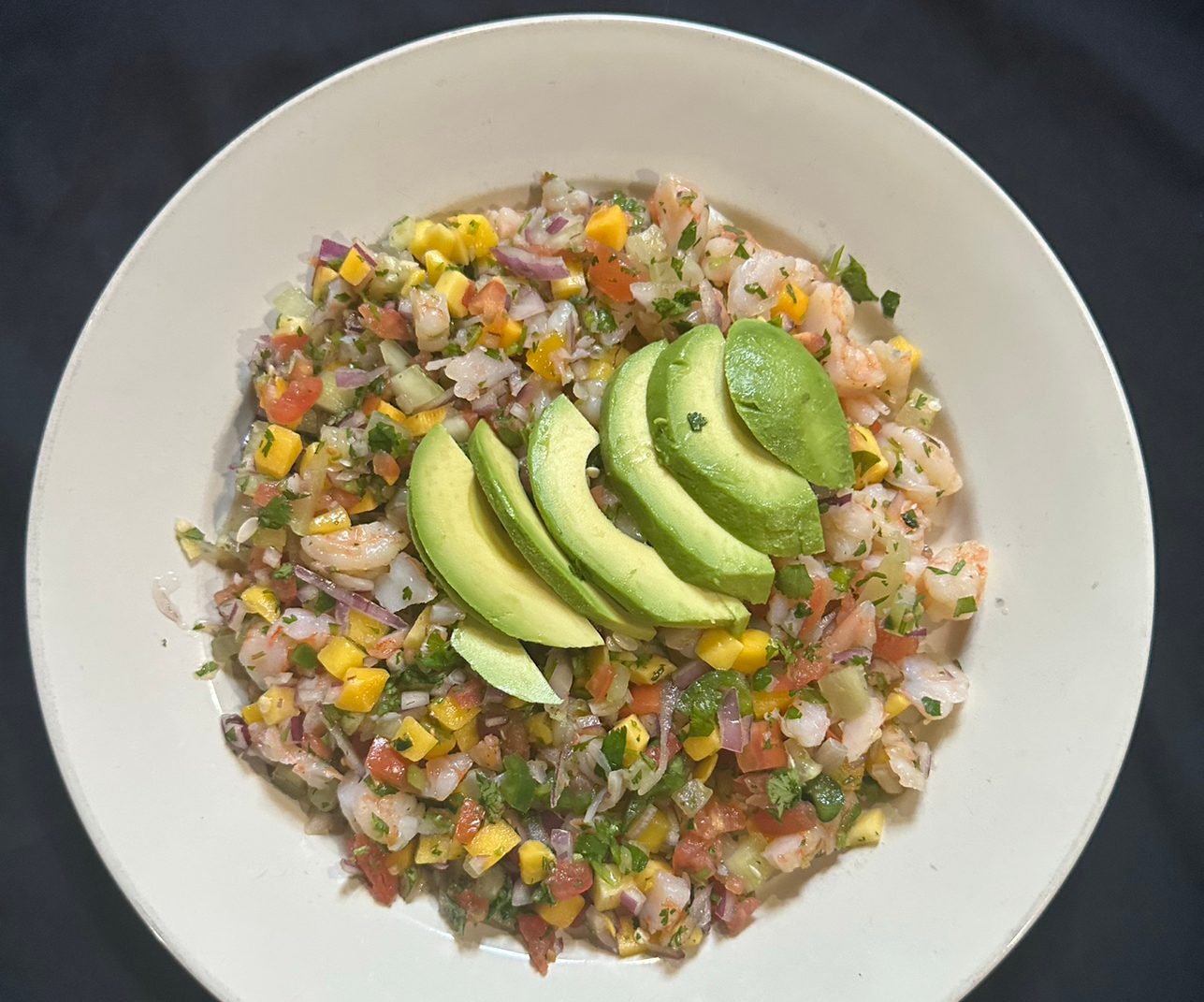 Mexican Tropical Ceviche.