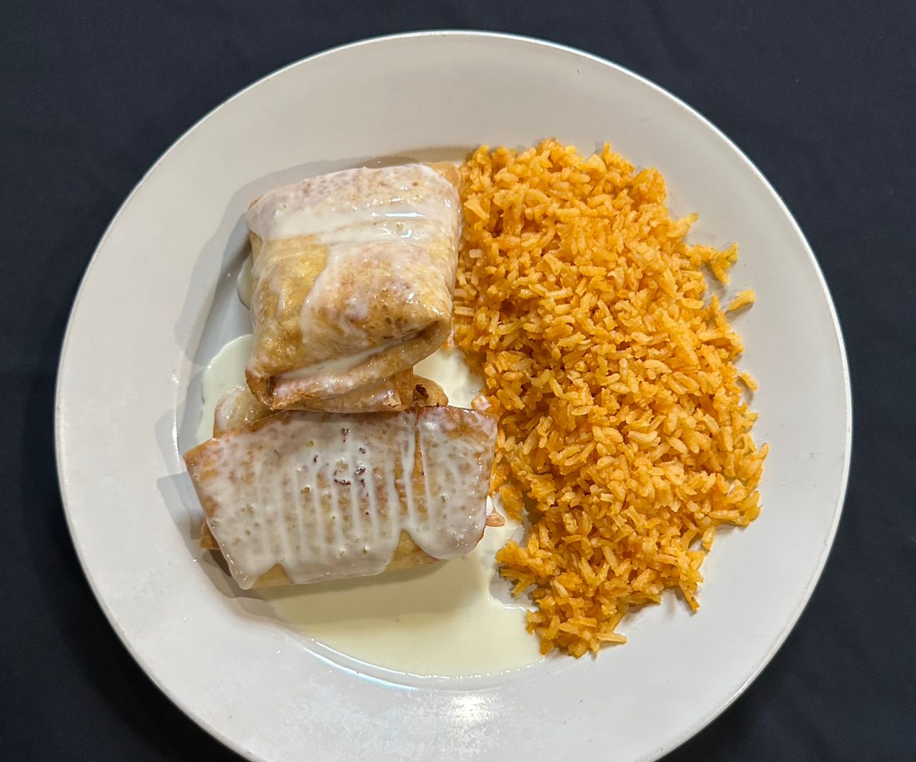 Chimichangas.