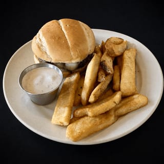 Angus Mushroom & Swiss Burger