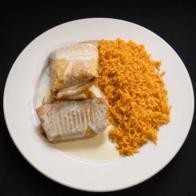 Chimichangas.