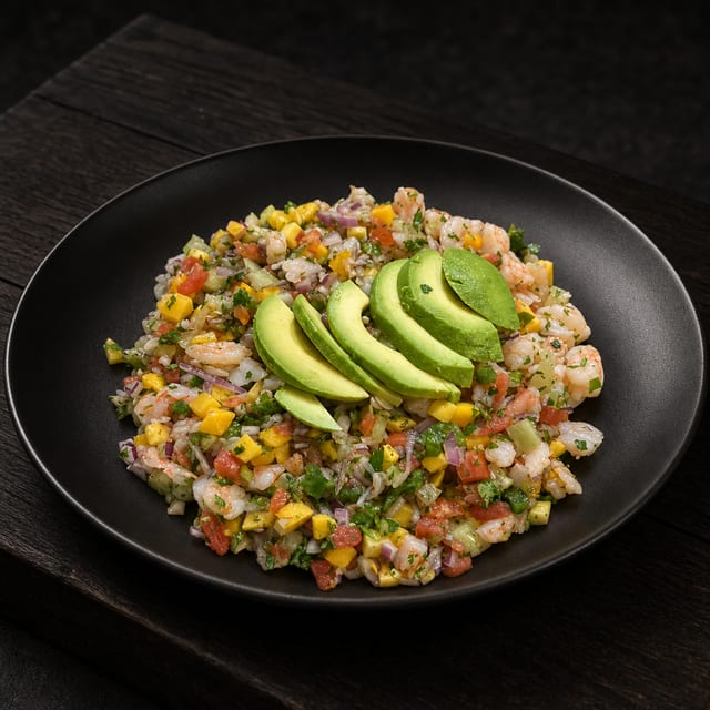 Mexican Tropical Ceviche.