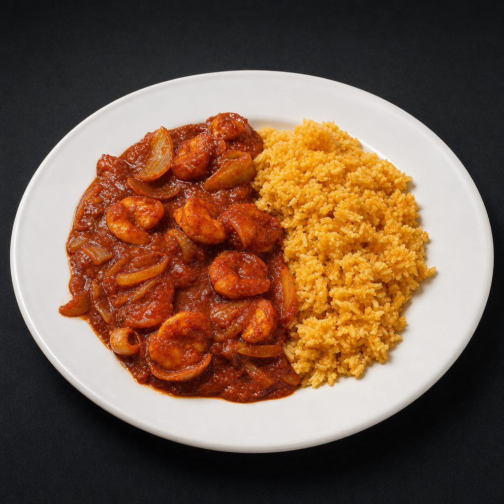 Camarones A La Diabla (spicy).
