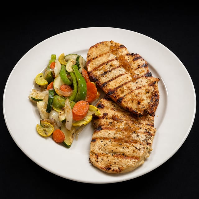 Apple Cider Glazed Chicken.