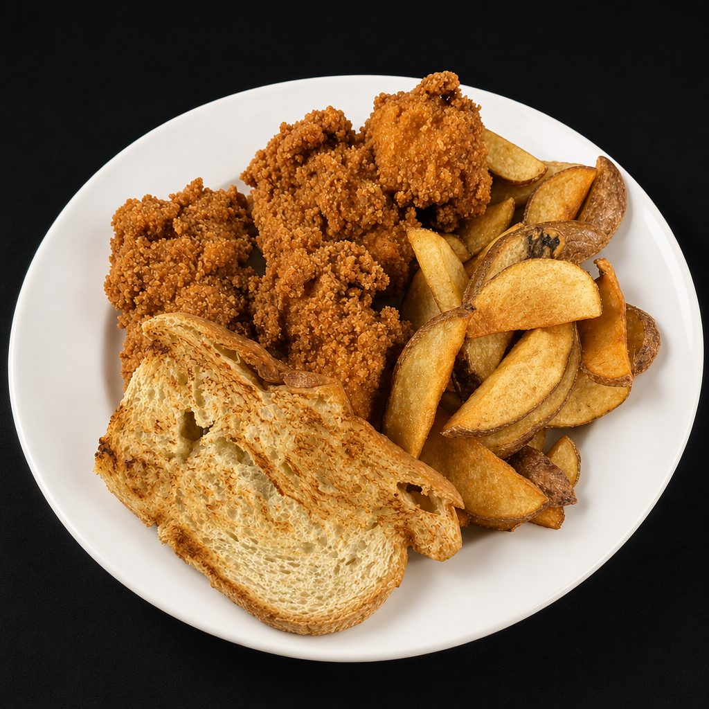 Chicken Tender Plate.