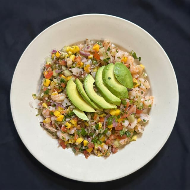 Mexican Tropical Ceviche.