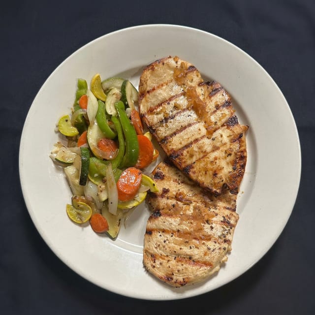 Glazed Chicken Breast.
